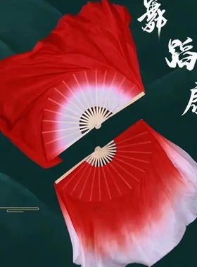 舞蹈扇子秧歌舞广场舞表演扇古典
