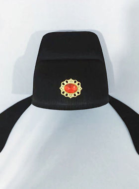 唐装状元帽乌纱帽子展昭
