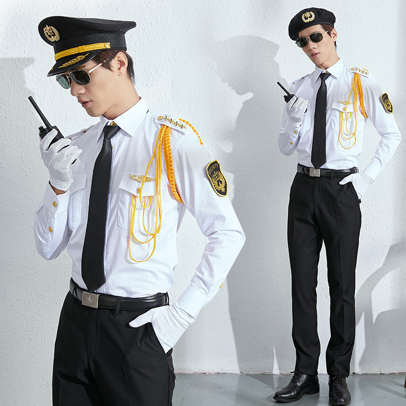 新款保安服物业制服男士