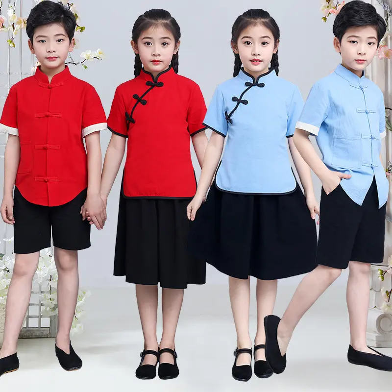 男孩汉服儿童民中小学生五四青年