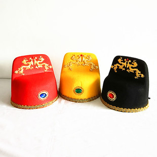 成人博饼状元帽女驸马戏剧高考状元帽子服装 古装男孩女孩状元帽