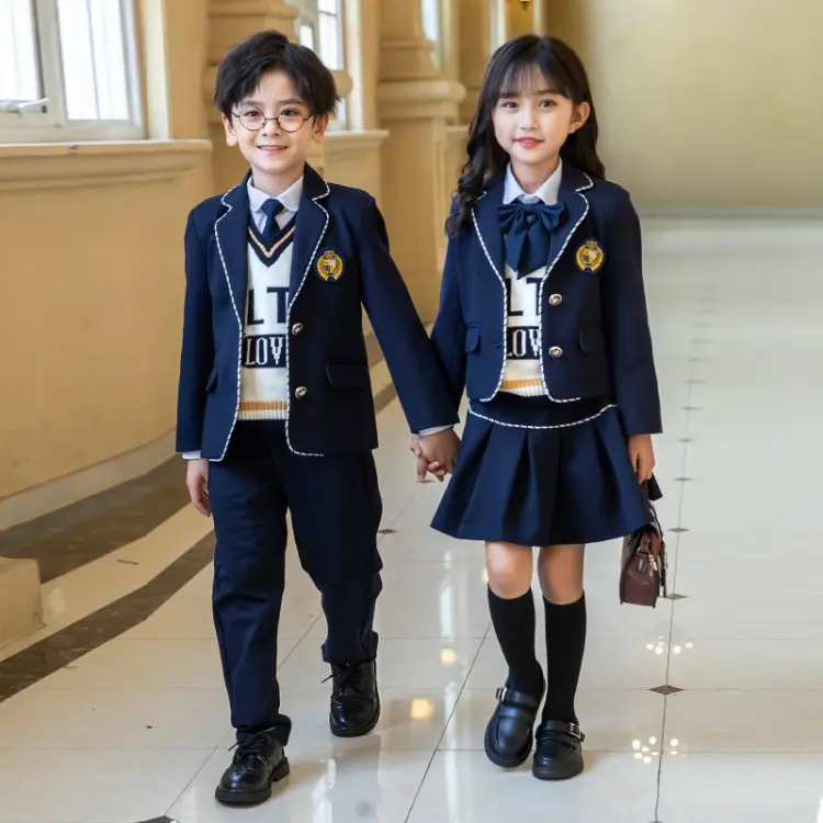 西装班服小学生校服男女童春秋