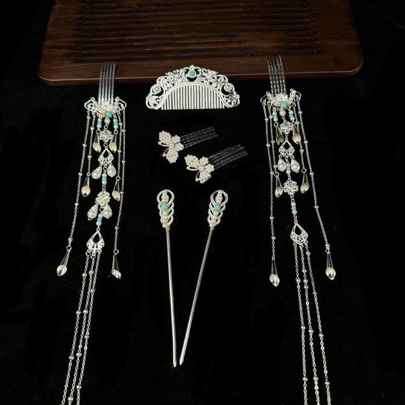 《银裾》战国袍发饰套装