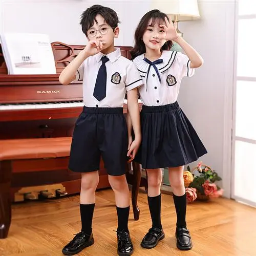 幼儿园园服海军风学院风夏装