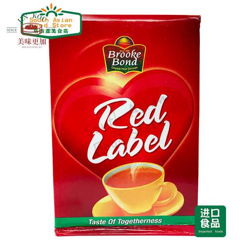 Indian food布鲁克邦德红茶 Black tea 红标茶 Red Label Tea红茶
