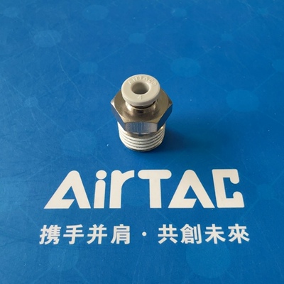 气动螺纹直通型接头亚德客