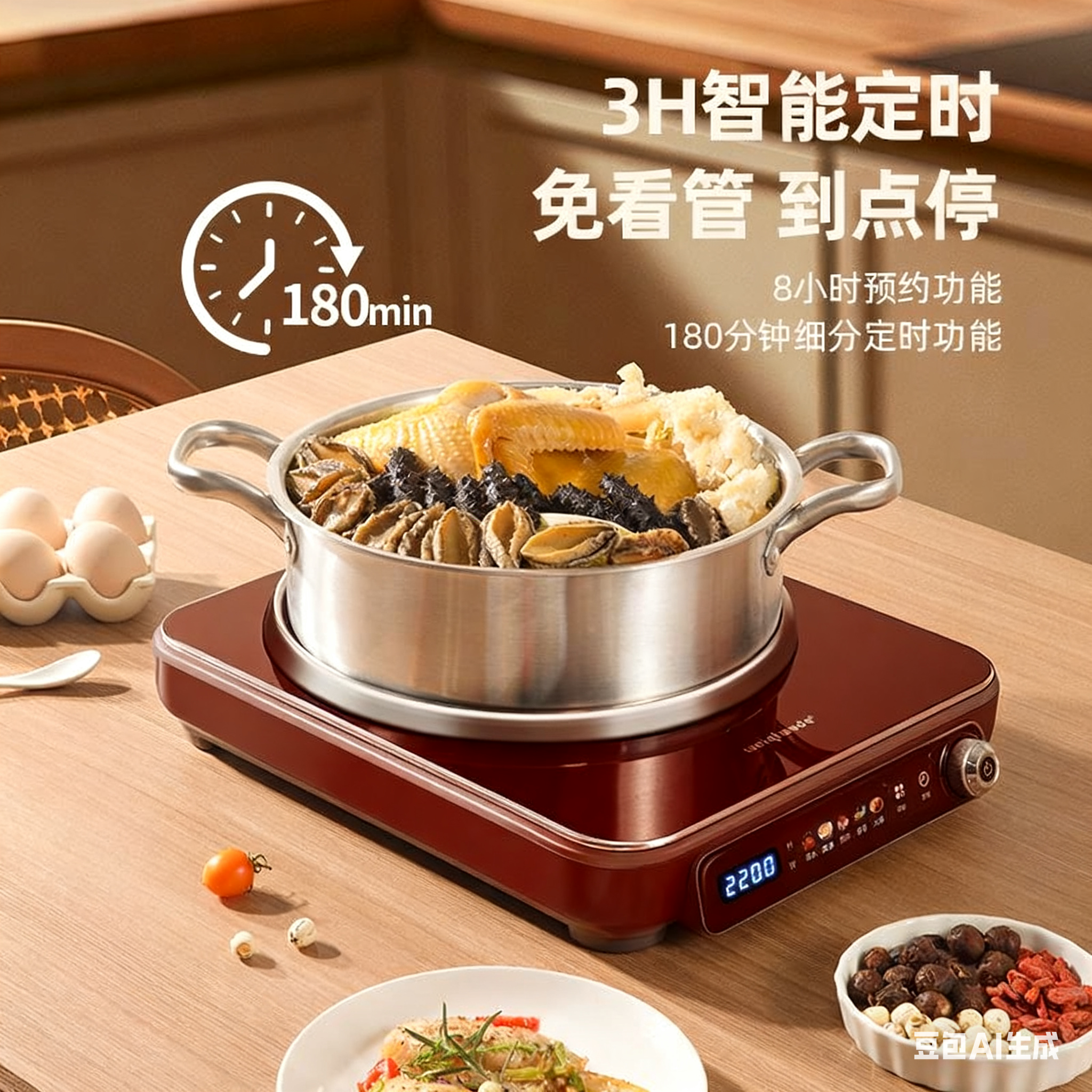 3500W大功率爆火猛炒电磁炉