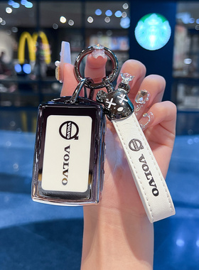 沃尔沃xc60钥匙套s90车s60壳xc90扣xc40包s60l女volvo男2023款v40