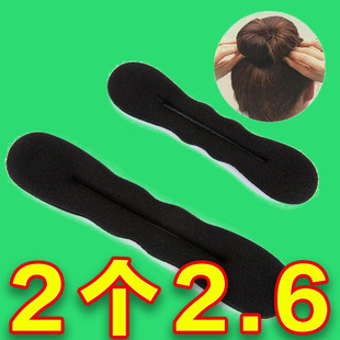 丸子头盘发器儿童头饰新款女童跳舞花苞头发量少懒人盘发神器发夹