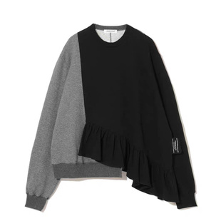 纯棉 25秋冬 拼接 斜边 休闲宽松上衣 UNDERCOVER 卫衣 高桥盾