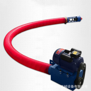 软管吸粮机家用电动粮食输送机工地用沙子水泥螺旋提升机