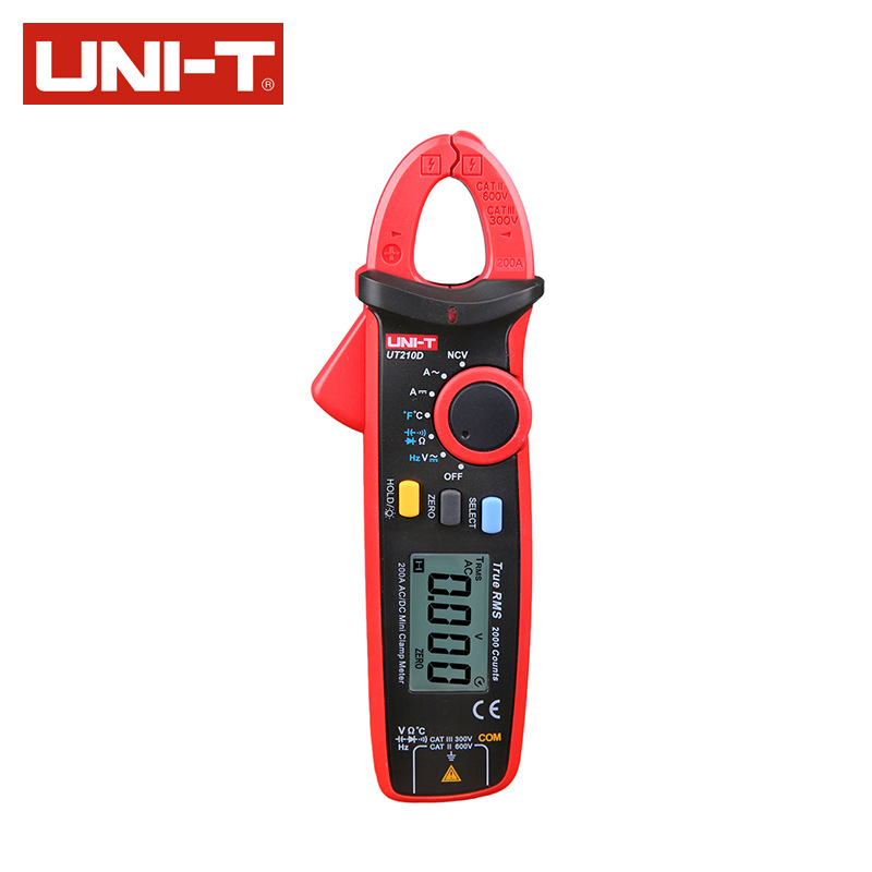 UNI-T优利德UT210A/B/C/D/E/ 211B迷你数字交流高精度钳型万用表