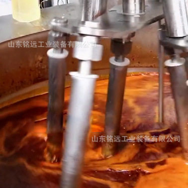肉末馅料炒料机行星炒锅高粘度行星搅拌炒锅老坛酸菜鱼酱炒酱设备