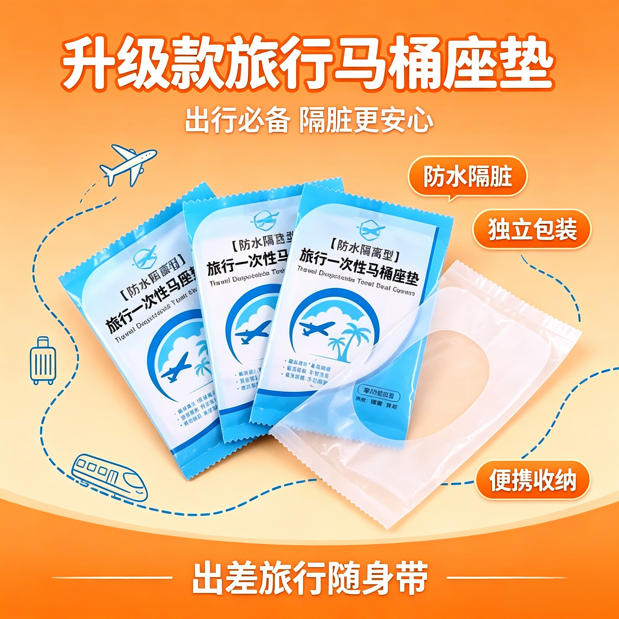 一次性防泼水孕产妇马桶垫纸