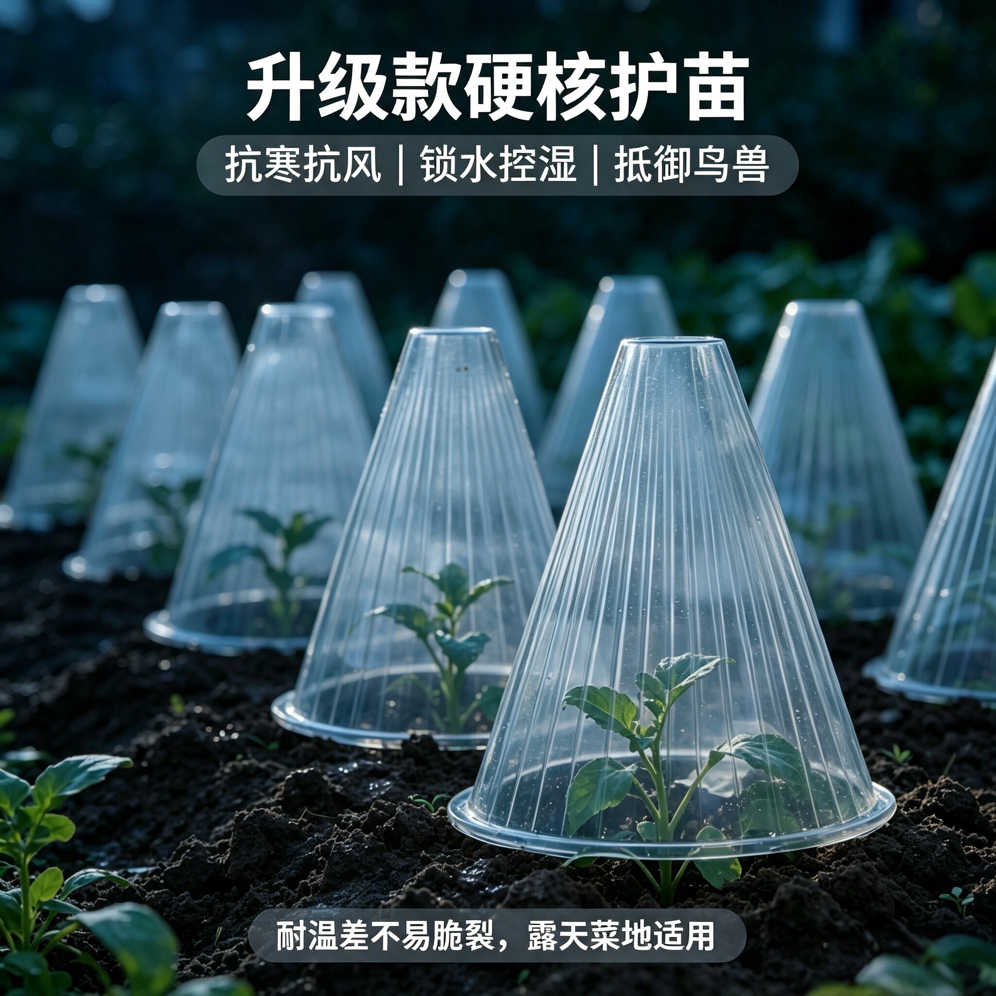 蔬菜育苗保温防虫防鸟防霜罩