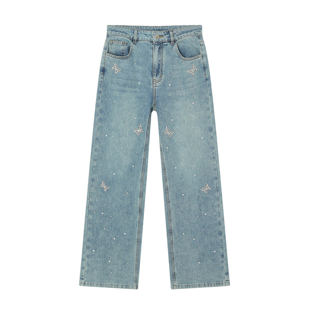 【正品】MIXMAX&Ins休闲百搭牛仔裤2025春季新品气质时尚减龄显瘦