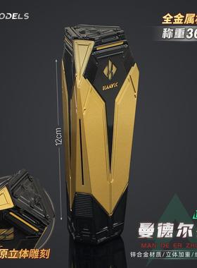 铄捷三角洲周边立体加重版曼德尔砖金属模型游戏道具收藏摆件