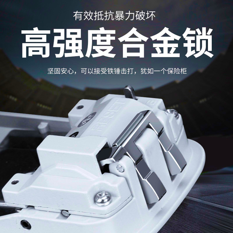 装修钥匙密码盒工地猫眼钥匙盒民宿大门壁挂式收纳密码锁金属防盗