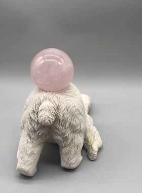 快速发货树脂底座北极熊水晶球座置物架球托M 球架底座 矿标摆件