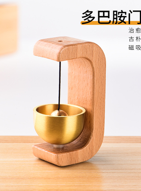 快速发货吸门式风铃入户铃铛多巴胺门铃铛实木乔迁礼W物门挂装饰