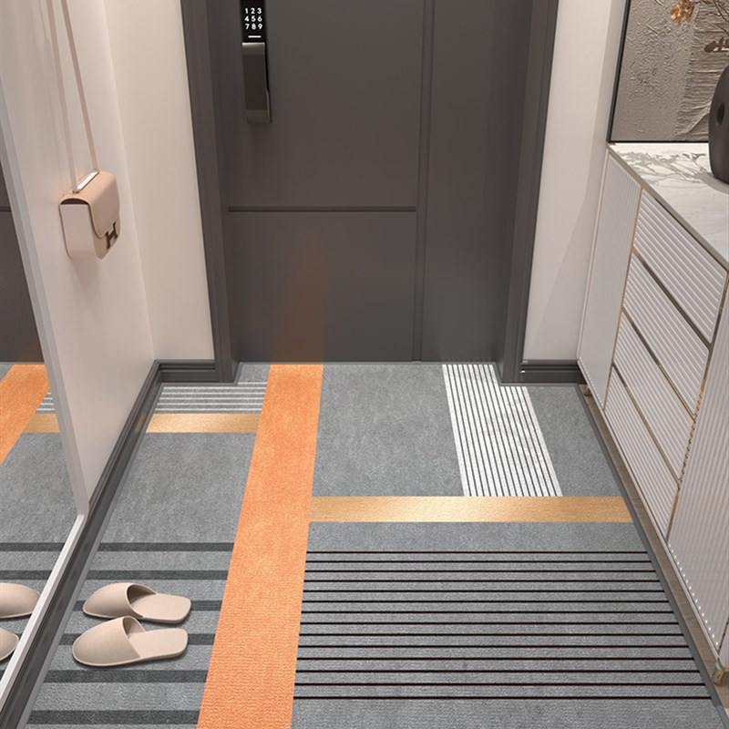 现货速发进门地垫入户门垫免洗pv用门厅防滑耐脏可裁剪易打理地毯