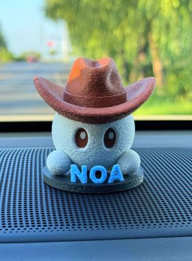 理想NOA定制中控台公仔车载牛仔VLA中控屏卡通摆件车内装饰公仔