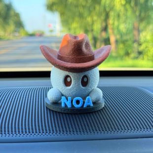 理想NOA定制中控台公仔车载牛仔VLA中控屏卡通摆件车内装饰公仔