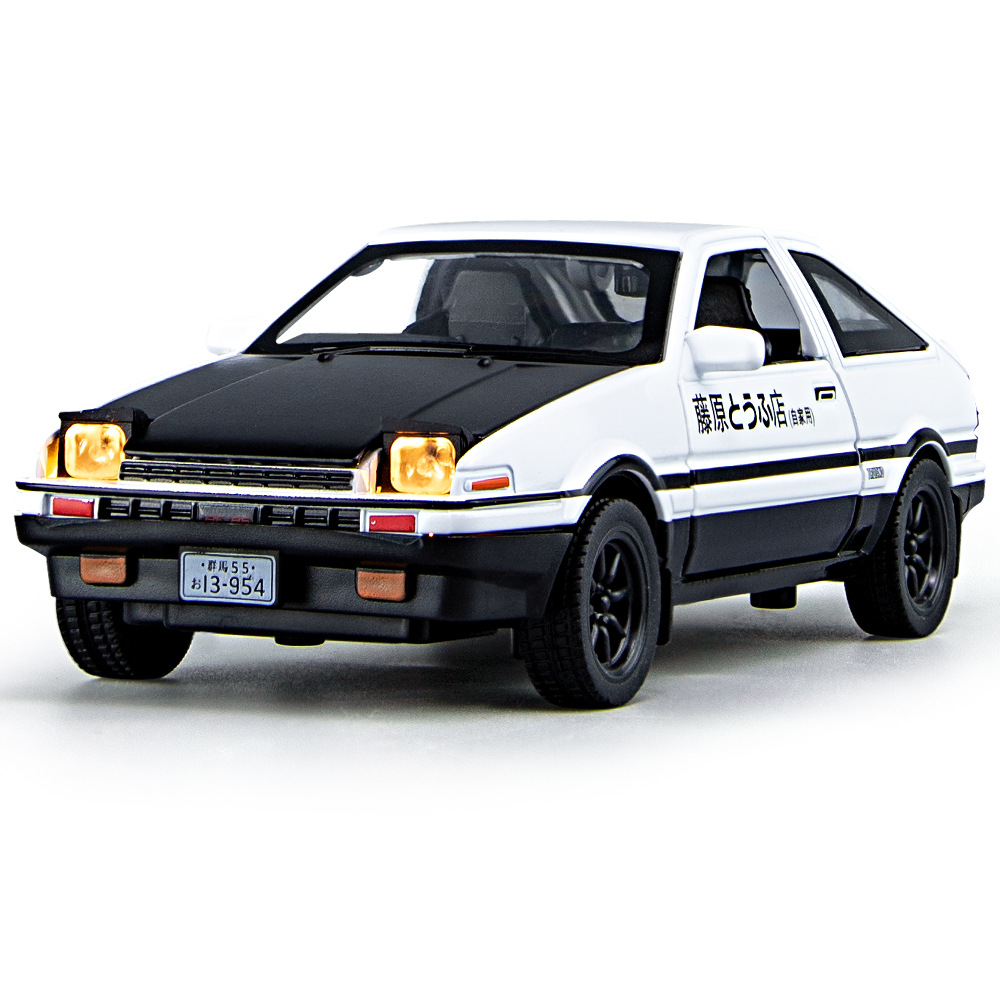 1/32AE86仿真合金声光回力四开儿童玩具汽车模型男孩摆件礼品