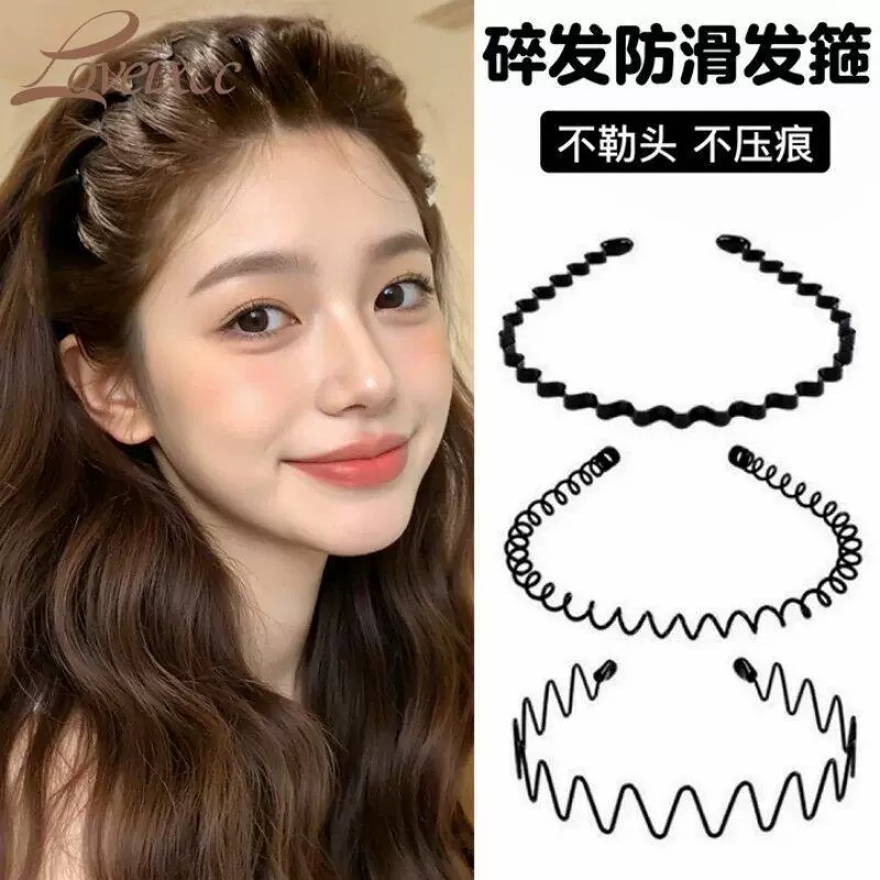无痕高弹不勒头碎发整理盘发器