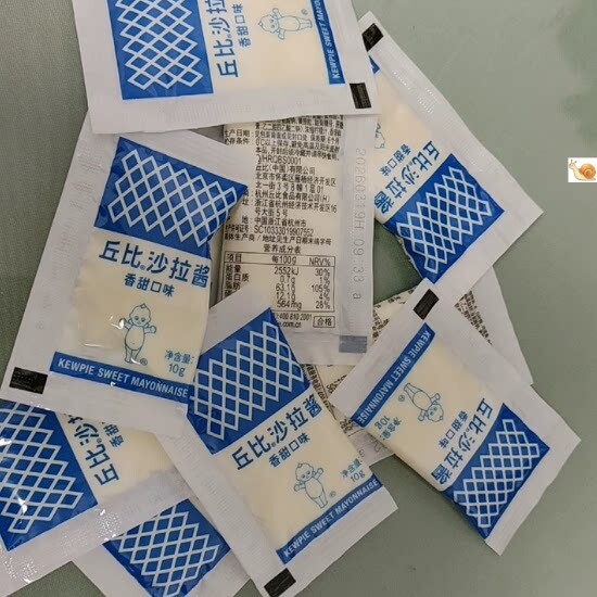 丘比沙拉酱香甜味小包装10g紫菜包饭配料汉堡水果蔬菜面包三明治