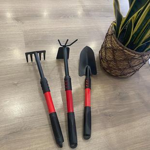 厂家种菜工具小铲子园艺松土赶海铁铲挖土小铁锹三件套种花工具