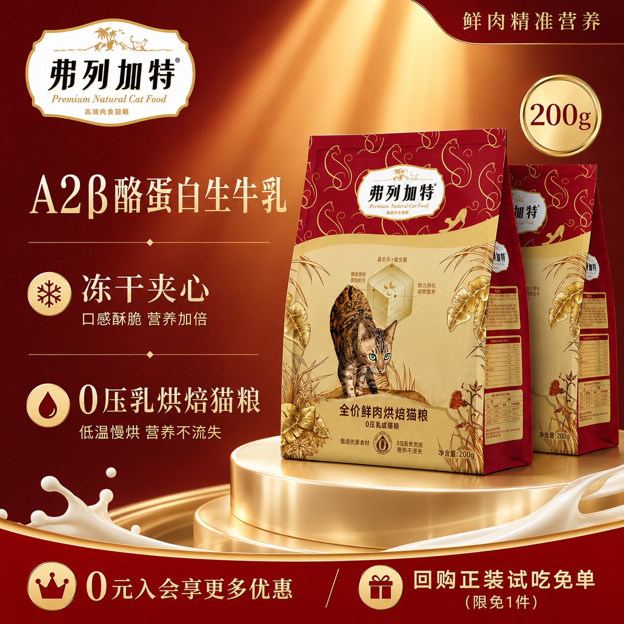 【24小时发货】弗列加特烘焙猫粮图片