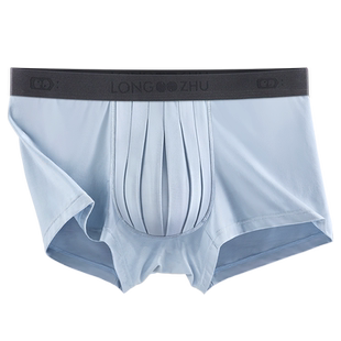 珑珠鸟笼款内裤莫代尔大囊袋大空间折叠前兜男士平角裤自由舒适