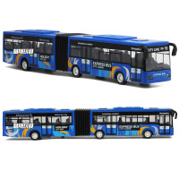 新品加長(zhǎng)公交車(chē)合金模型 燈光回力回力 大號(hào)28CM長(zhǎng)度雙節(jié)大巴