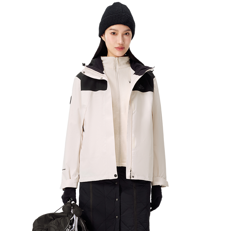 【原石】伯希和三合一冲锋衣情侣款户外防风防暴雨徒步登山服外套