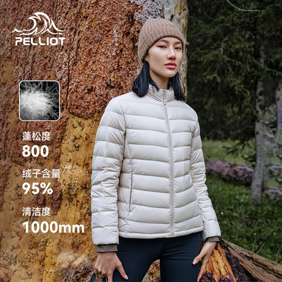 伯希和户外排骨羽绒服女