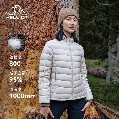 伯希和户外排骨羽绒服女