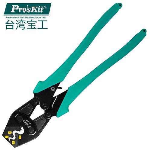 台湾宝工CP-353Y.O端子省力棘轮压接钳5.5-22mm²裸鼻压接钳