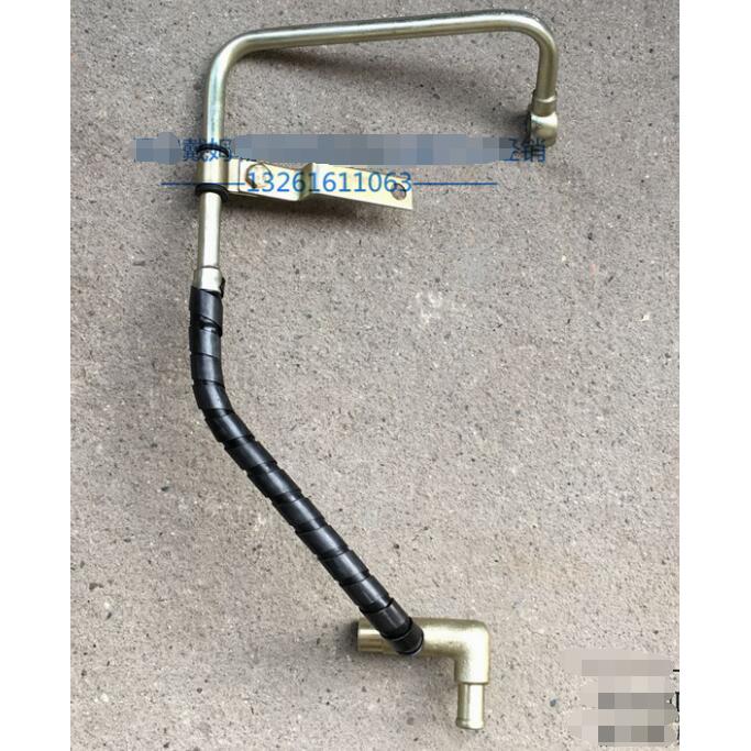 适用新款戴姆勒欧曼汽车货车ETX潍柴发动机WP10空压机回水管总成