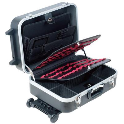 台湾宝工TC-311黑色ABS拉杆箱手提五金工具箱收纳箱维修工具箱