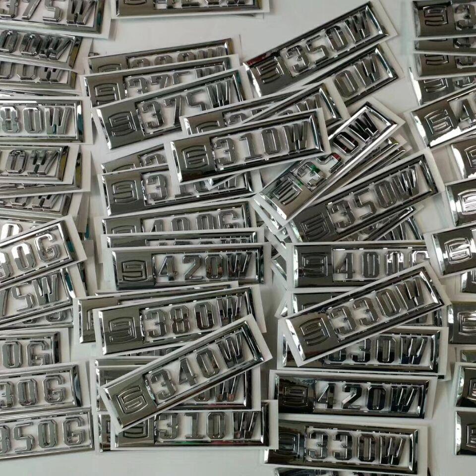 适配欧曼ETX马力标GTL车门马力贴6 9系数字贴标新款车身贴标字帖