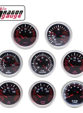 2寸52mm汽车改装仪表12V赛车通用仪表增压水温油温油压电压表