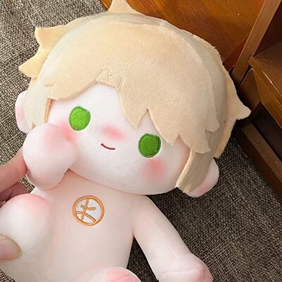 幻影忍者同人周边劳埃德属性20cm棉花娃娃坐姿毛绒玩偶