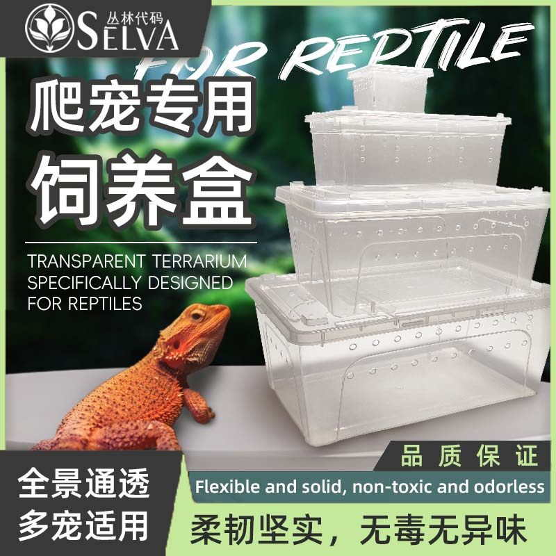 丛林代码掌上明蛛爬宠饲养盒人渣盒小宠蜈蚣蝎子蜘蛛守宫爬虫昆虫