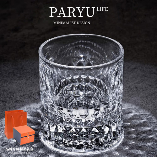 PARYU切子水晶威士忌酒杯