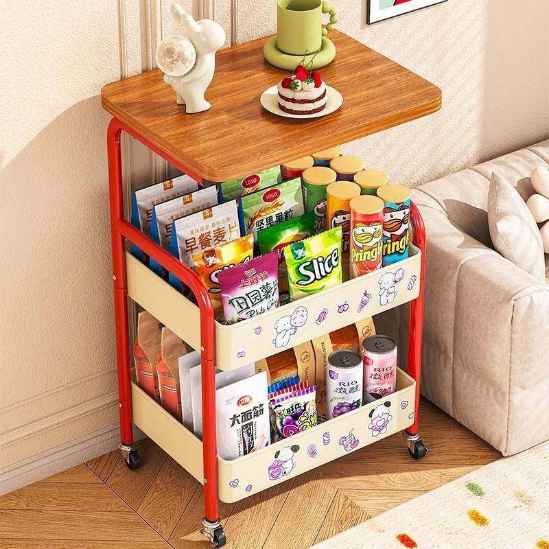 拉车套罩多巴胺零食小推车置物架客厅落地移动沙发边几桌子卧室床,婴童用品,儿童坐便凳,淘宝优惠券,粉丝福利购,淘宝优惠卷