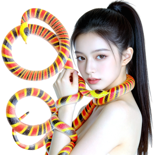 大号彩印软胶仿真蟒蛇包邮