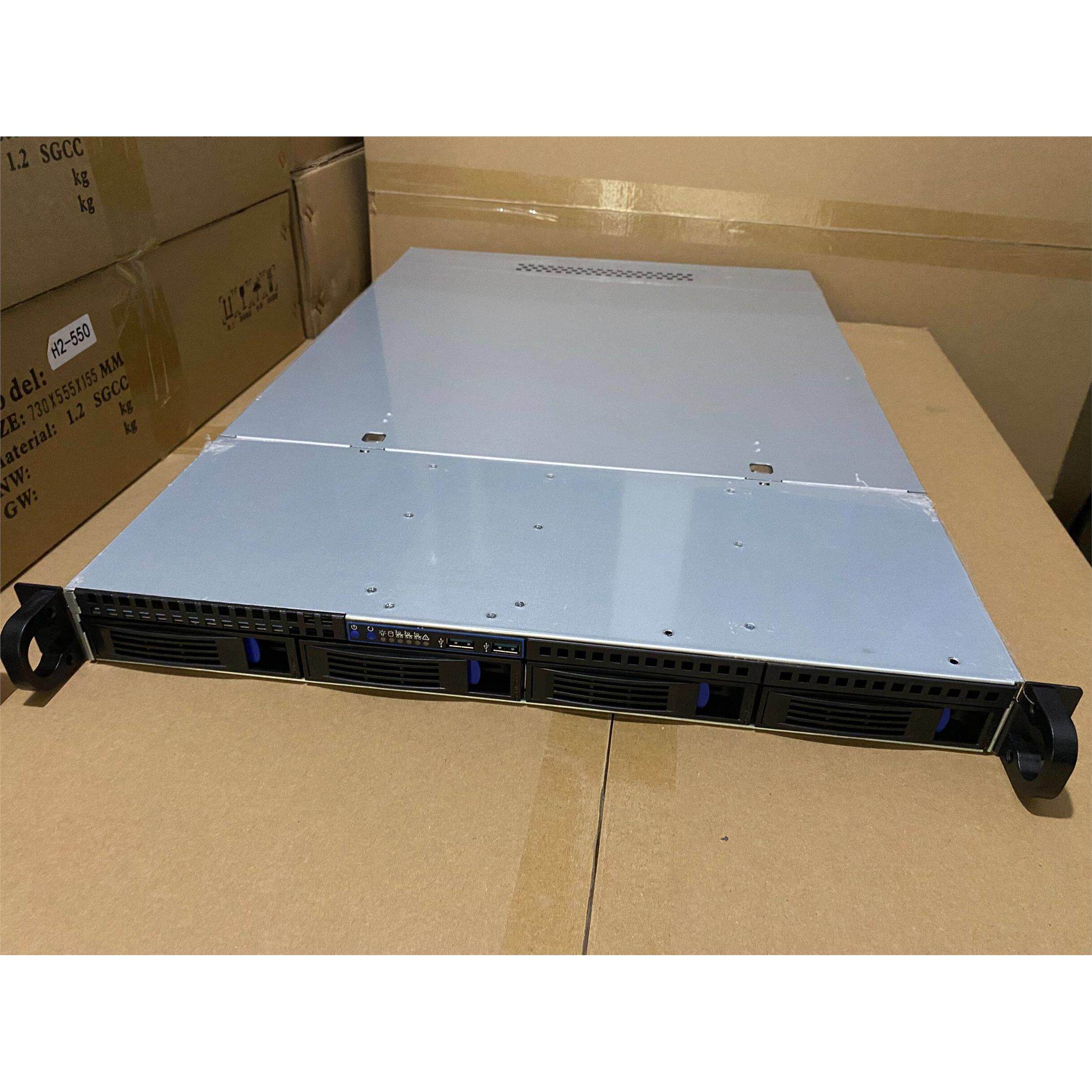 1U工控4个热插拔位 650深 大主板 储存IDC伺服器 网路影片监控