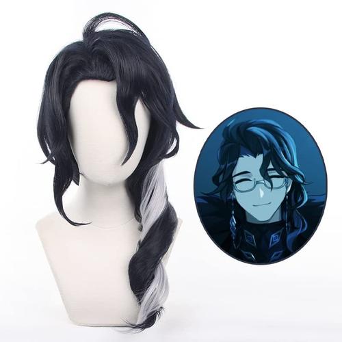 动漫假发 原神 愚人众 富人 潘塔罗涅 cos假发 厂家直销