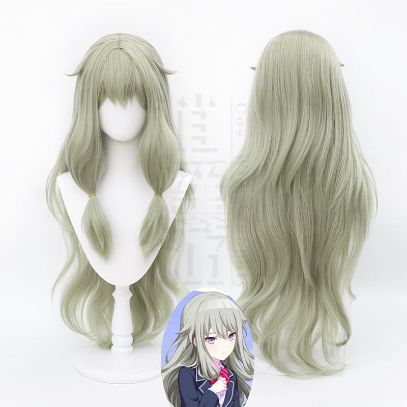 逍遥游 世界计划彩色舞台feat.初音未来 草薙宁宁 cosplay假发